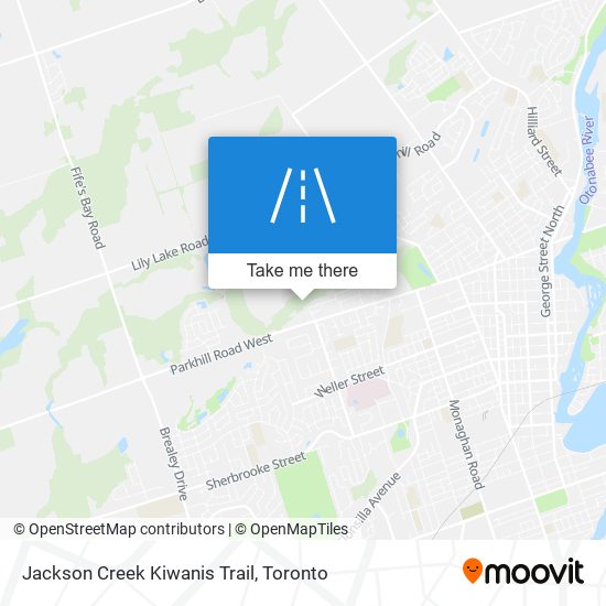 Jackson Creek Kiwanis Trail map