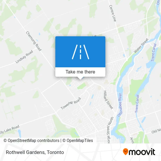 Rothwell Gardens map