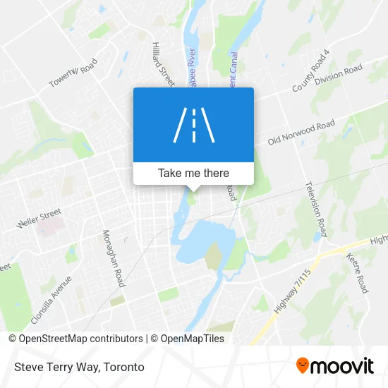 Steve Terry Way map