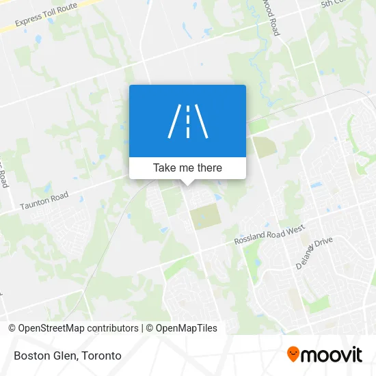 Boston Glen map