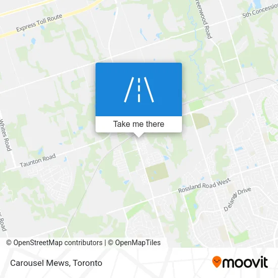 Carousel Mews map
