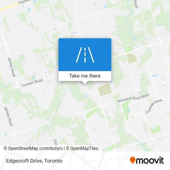 Edgecroft Drive map