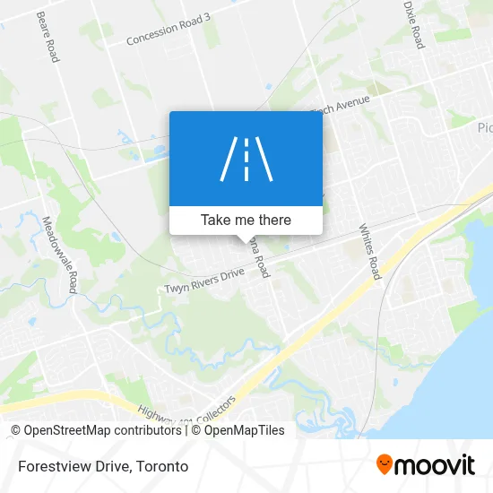 Forestview Drive map