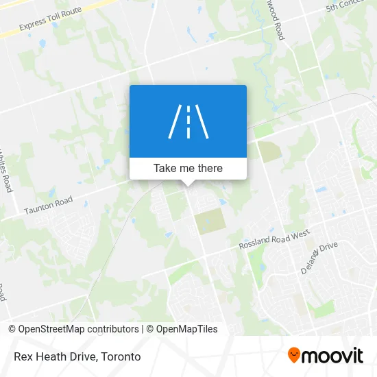 Rex Heath Drive map