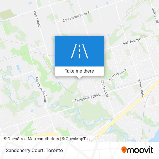 Sandcherry Court map