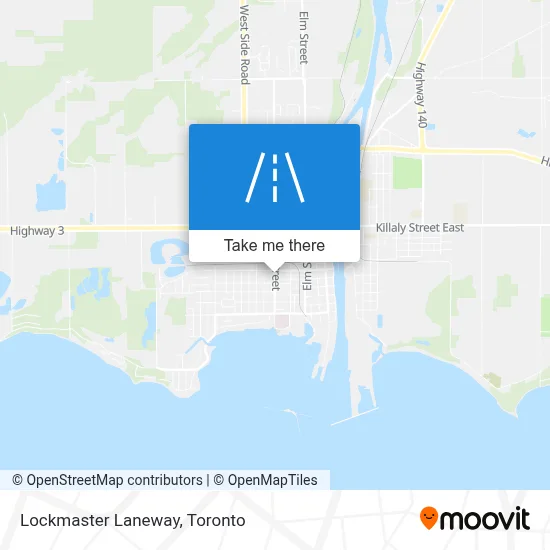 Lockmaster Laneway map