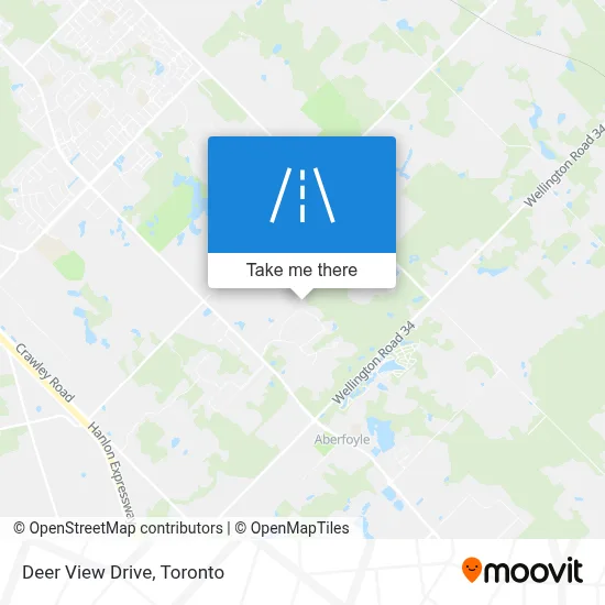 Deer View Drive map