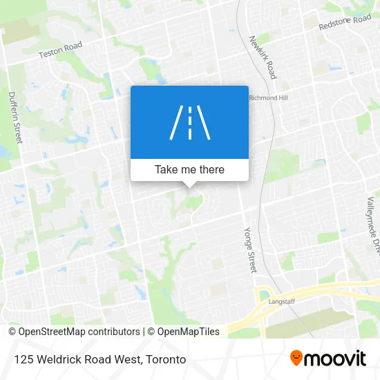 125 Weldrick Road West map