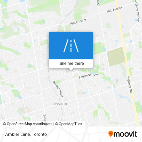 Ambler Lane map