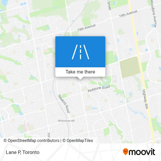 Lane P map