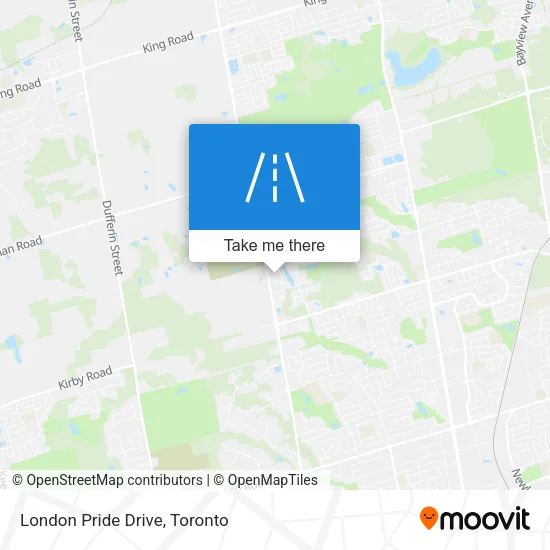 London Pride Drive map