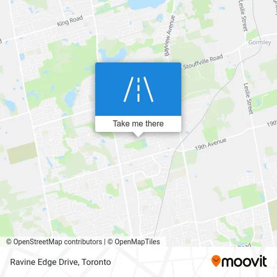 Ravine Edge Drive map