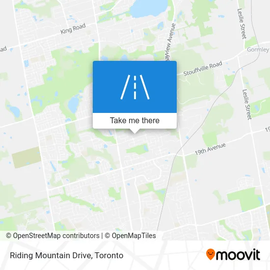 Riding Mountain Drive map