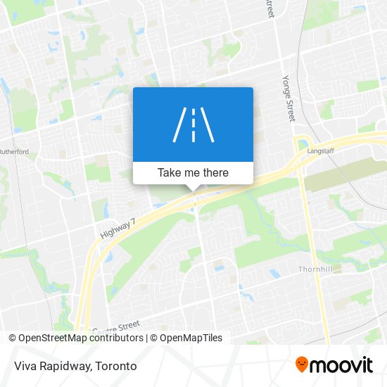 Viva Rapidway map