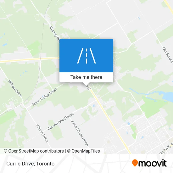Currie Drive map