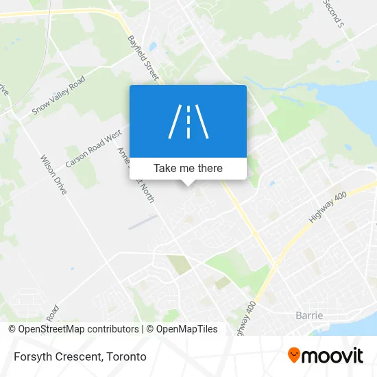 Forsyth Crescent map