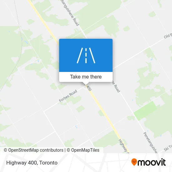 Highway 400 map