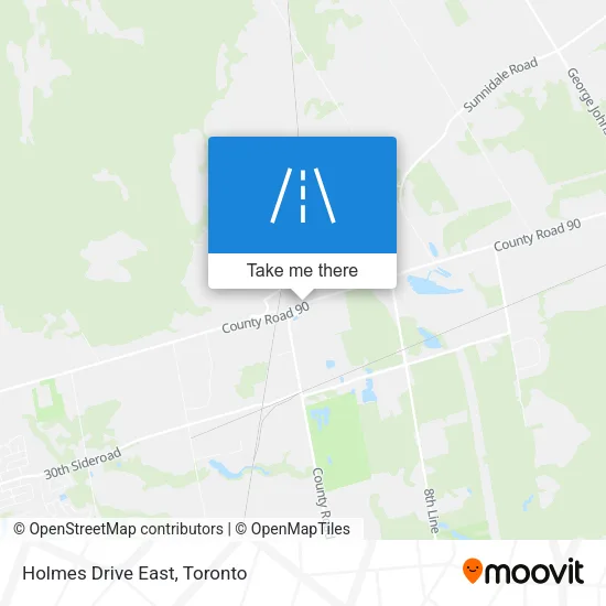 Holmes Drive East map