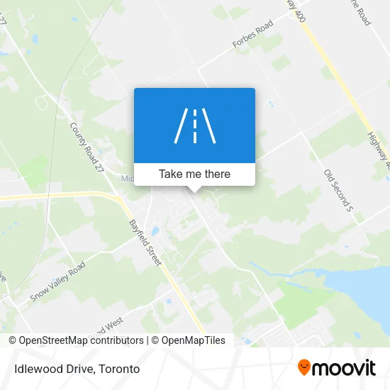 Idlewood Drive map