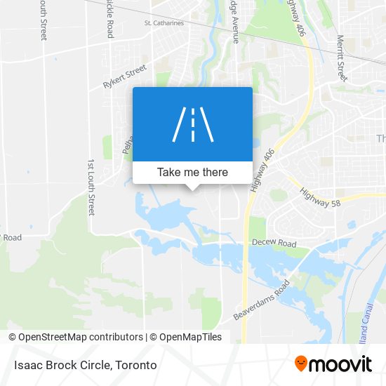 Isaac Brock Circle map