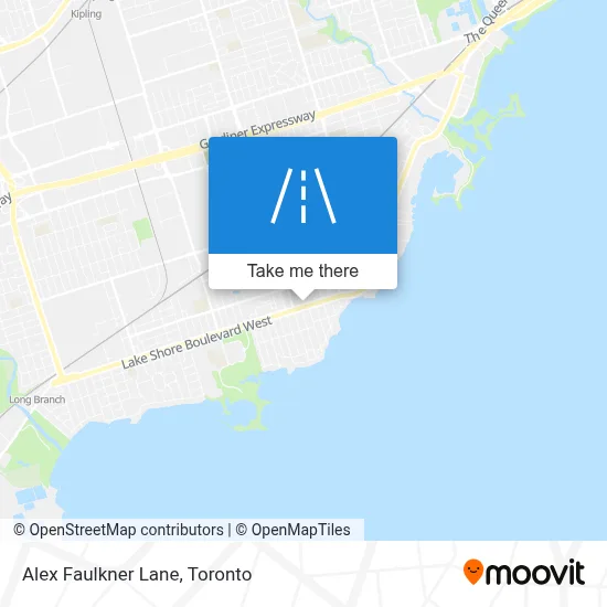 Alex Faulkner Lane map