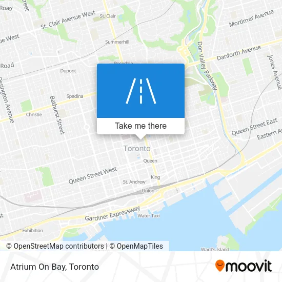 Atrium On Bay map