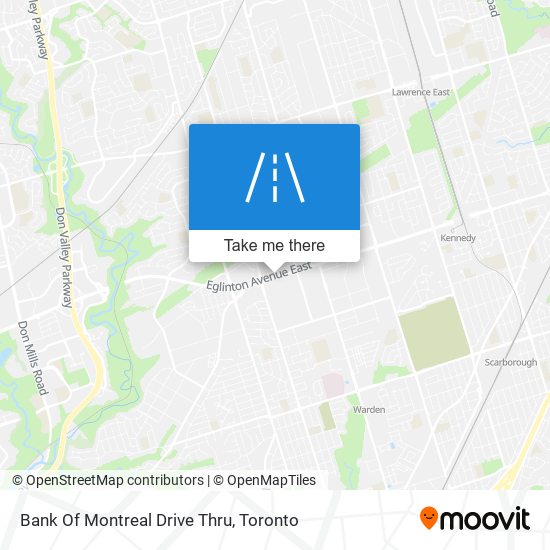 Bank Of Montreal Drive Thru map