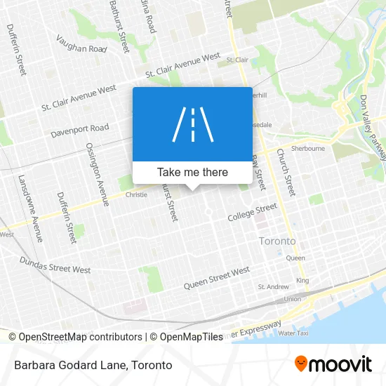 Barbara Godard Lane map