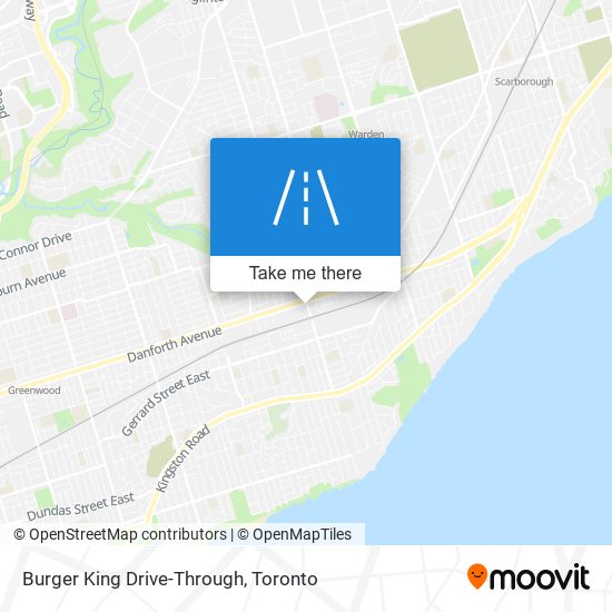 Burger King Drive-Through map