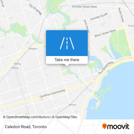 Caledon Road map