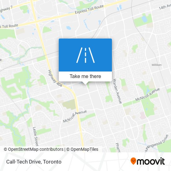 Call-Tech Drive map