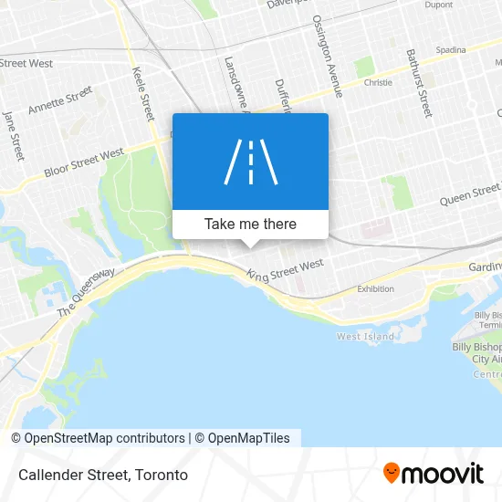 Callender Street map