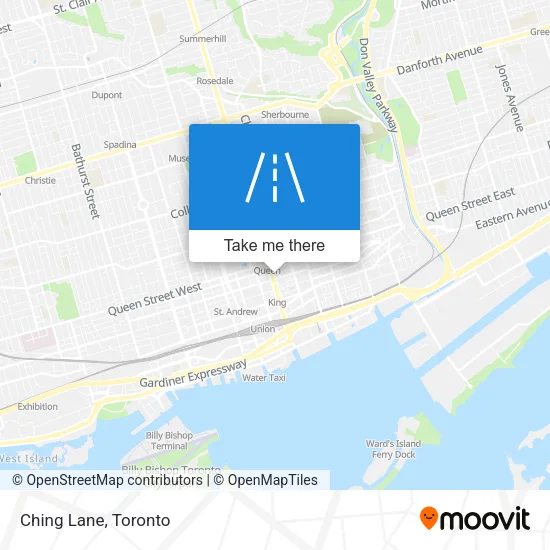 Ching Lane map
