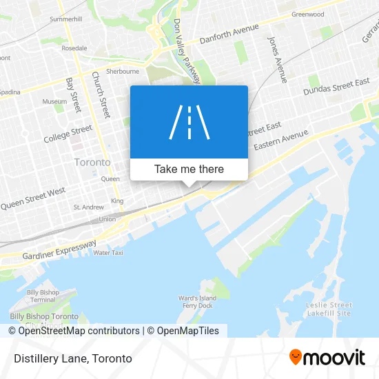 Distillery Lane map