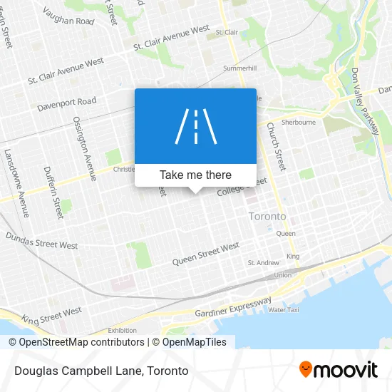 Douglas Campbell Lane map
