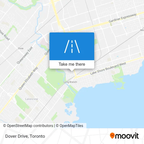 Dover Drive map