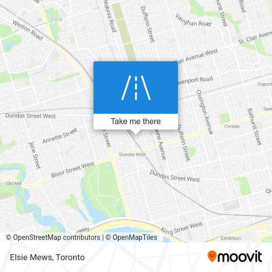 Elsie Mews map