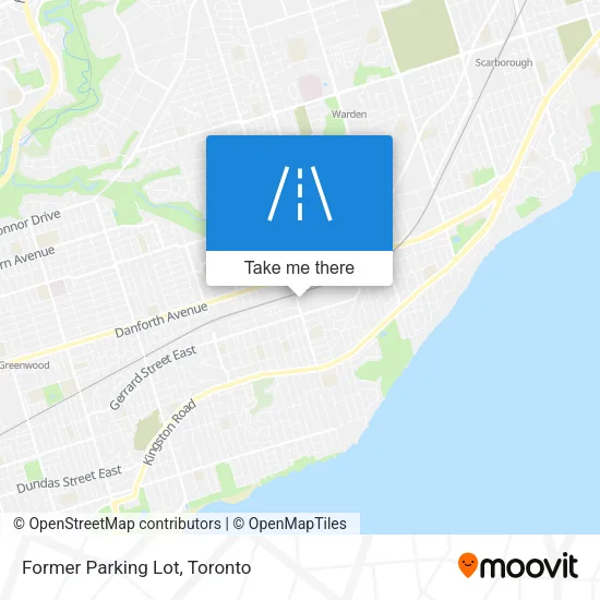 Former Parking Lot map
