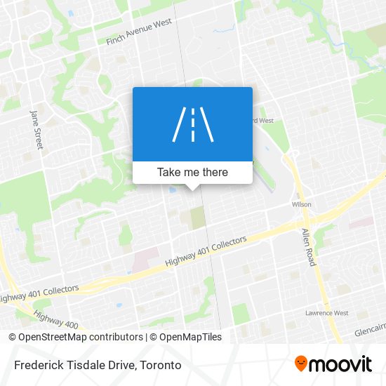 Frederick Tisdale Drive map