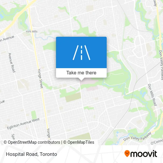 Hospital Road map