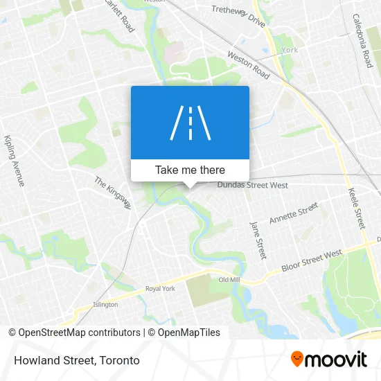 Howland Street map