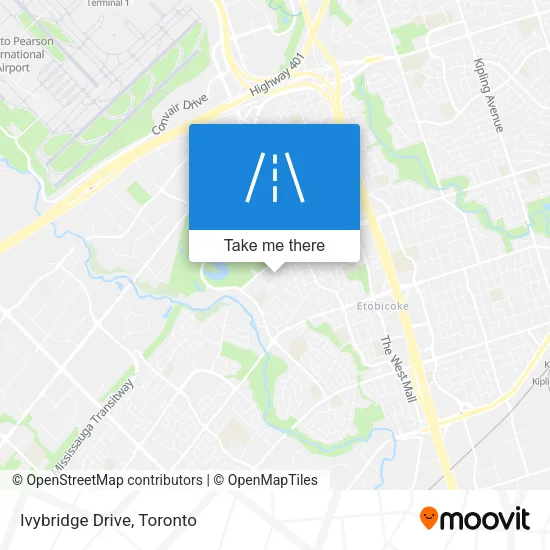 Ivybridge Drive map