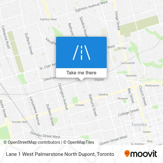Lane 1 West Palmerstone North Dupont map