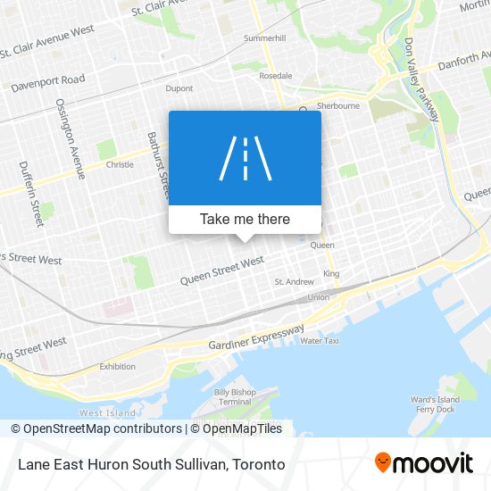 Lane East Huron South Sullivan map