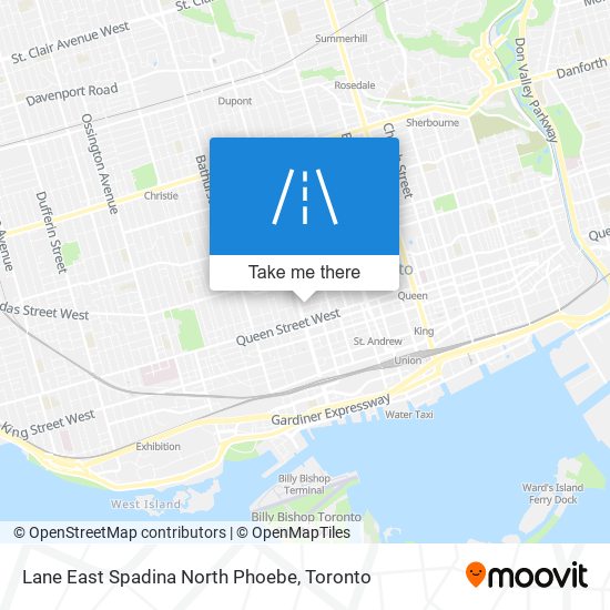 Lane East Spadina North Phoebe plan