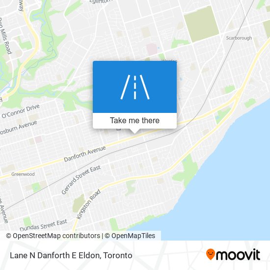 Lane N Danforth E Eldon map