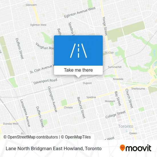 Lane North Bridgman East Howland map