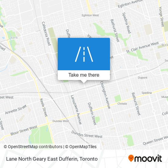 Lane North Geary East Dufferin plan