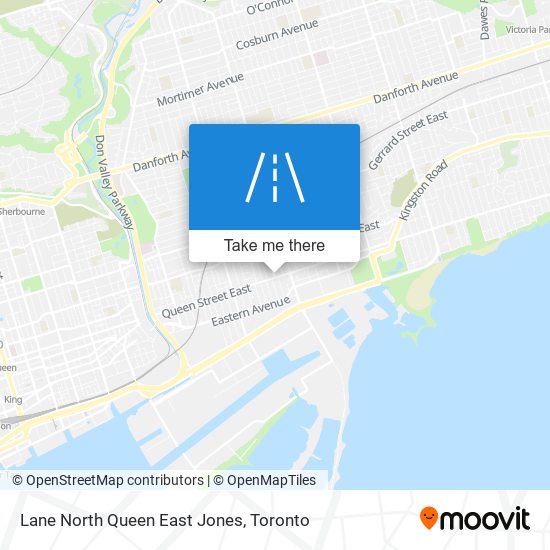Lane North Queen East Jones map