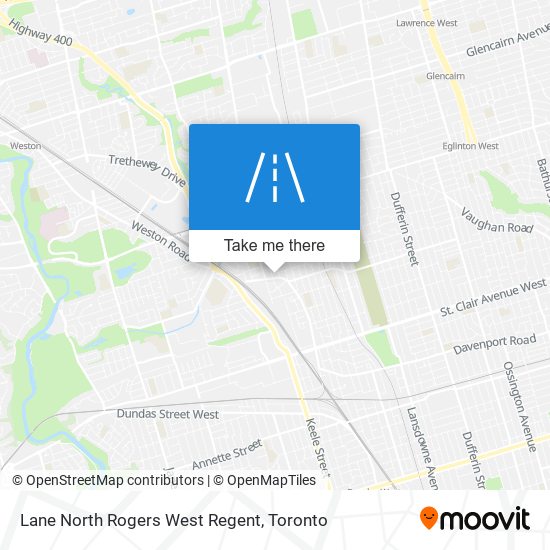 Lane North Rogers West Regent map